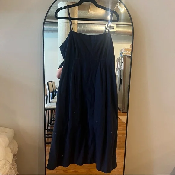 Abercrombie & Fitch Linen-Blend Midi dress - Picture 2 of 13